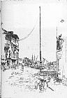 James Abbott McNeill Whistler The Little Mast painting
